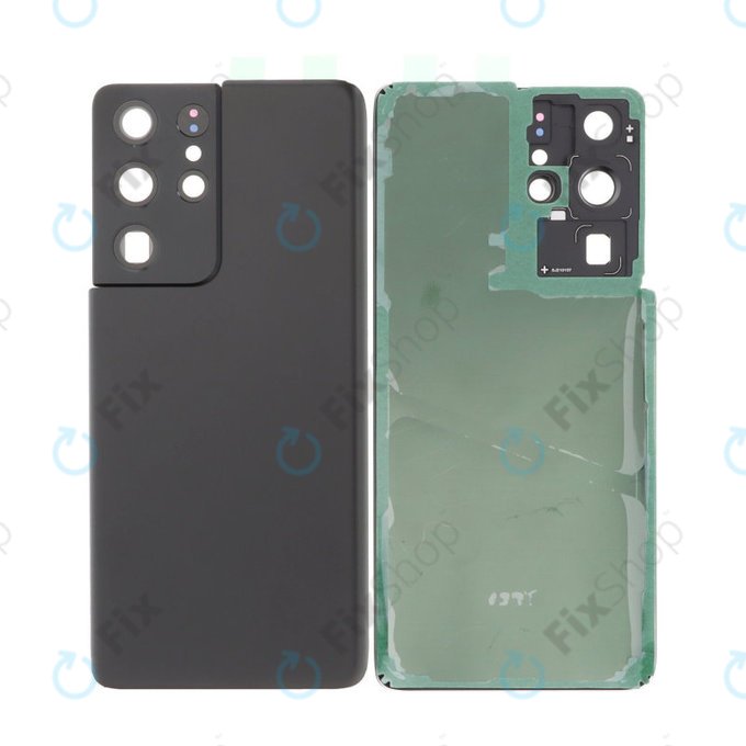 Samsung Galaxy S21 Ultra G998B - Akkumulátor Fedőlap Komplett (Phantom Black)