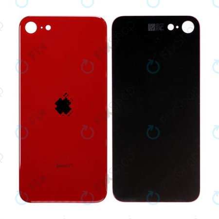 Apple iPhone SE (2nd Gen 2020) - Hátsó Ház Üveg (Red)
