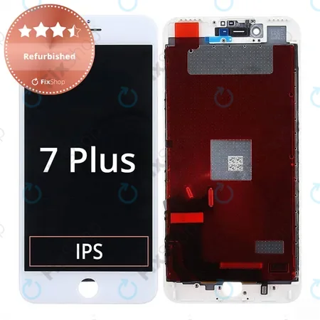Apple iPhone 7 Plus - LCD Kijelző + Érintőüveg + Keret (White) Refurbished