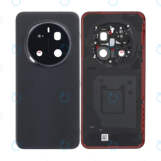 Honor Magic7 Pro - Akkumulátor Fedőlap Komplett (Black)