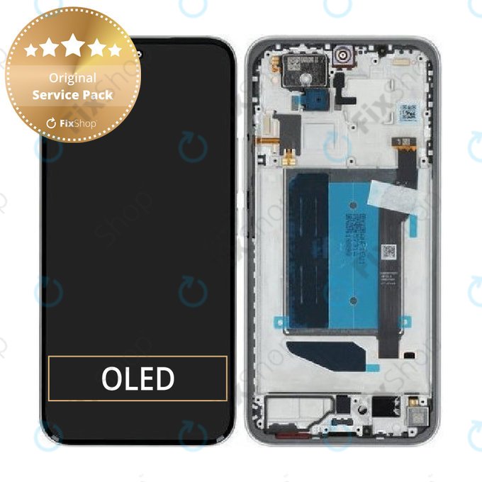 Kijelző Xiaomi Redmi Note 15 Pro+ 5G, Mocha Brown, Érintőüveg kerettel, 5600250P16U00, Genuine Service Pack