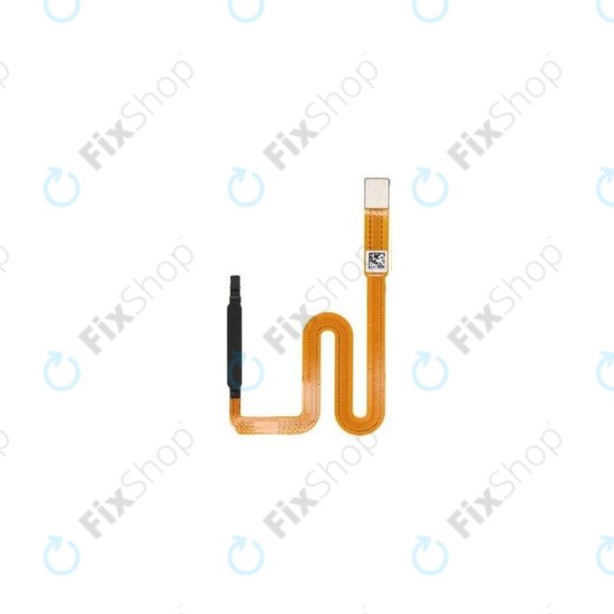 Samsung Galaxy A03s A037G - Ujjlenyomat Érzékelő + Flex Kábel (Black) - GH81-21250A Genuine Service Pack