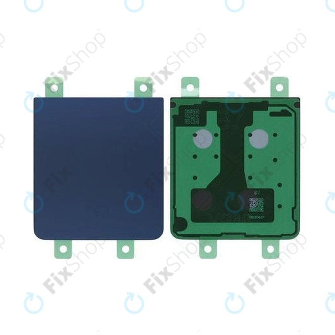 Samsung Galaxy Z Flip 7 F766B - Akkumulátor Fedőlap (Blue Shadow) - GH82-37594A Genuine Service Pack