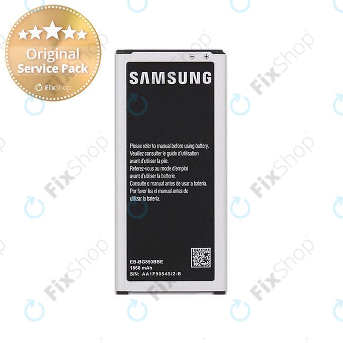 Samsung Galaxy Alpha G850F - Akkumulátor EB-BG850BBE 1860mAh - GH43-04278A Genuine Service Pack