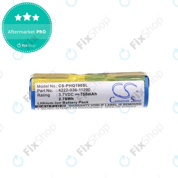 Akkumulátor Philips 8895XL, 750mAh, Li-Ion, 3.7V, 036-11290, HQ