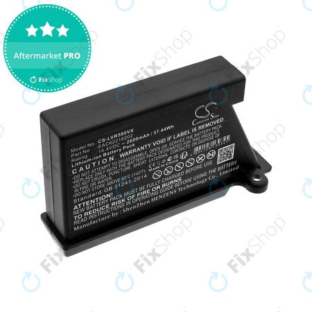 Akkumulátor LG Hombot, LG VR, EAC62218202, Li-ion, 14.4V, 2600mAh, HQ