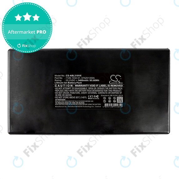 Akkumulátor Stiga Autoclip 125, AutoClip M7, Ambrogio L85 Evolution, 3400mAh, Li-Ion, 25.2V, 1126-1032-01, HQ