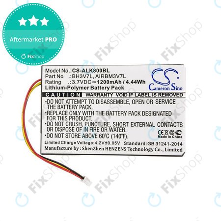 Akkumulátor Autec Air A4, A6, A8, 1200mAh, Li-Pol, 3.7V, BH3V7L, AIRBM3V7L, HQ