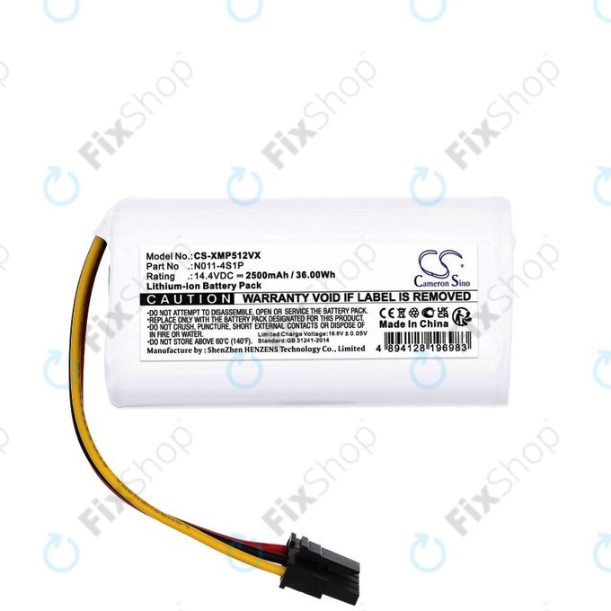 Akkumulátor Xiaomi Mi Robot vacuum Mop 2 Lite, 2500mAh, Li-ion, 14.4V, 260V-4S1P, HQ