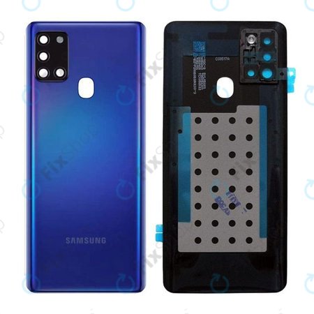 Samsung Galaxy A21s A217F - Akkumulátor Fedőlap (Blue) - GH82-22780C Genuine Service Pack