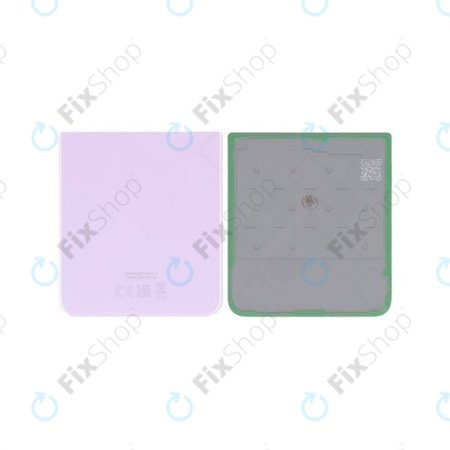 Samsung Galaxy Z Flip 3 F711B - Akkumulátor Fedőlap (Lavender) - GH82-26293D Genuine Service Pack