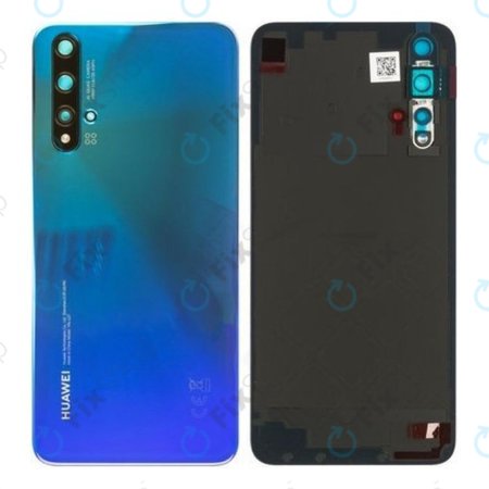 Huawei Nova 5T Yale-L61A - Akkumulátor fedőlap (Crush Blue) - 02353EFP Genuine Service Pack