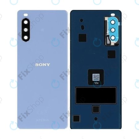 Sony Xperia 10 III - Akkumulátor Fedőlap (Blue) - A5034099A Genuine Service Pack
