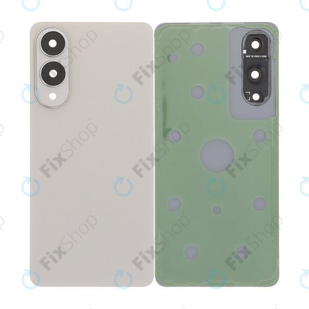 Samsung Galaxy S25 Edge - Akkumulátor Fedőlap Komplett (Titanium Silver)