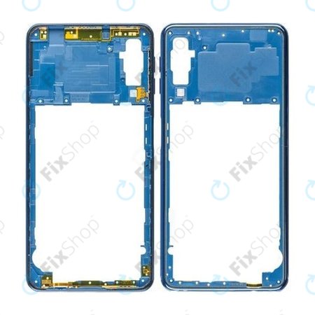 Samsung Galaxy A7 A750F (2018) - Középső Keret (Blue) - GH98-43585D Genuine Service Pack