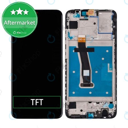 Huawei P Smart (2019) - LCD Kijelző + Érintőüveg + Keret