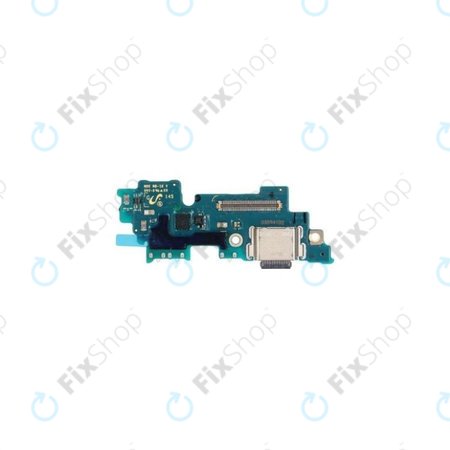 Samsung Galaxy Z Flip 5G F707B - Töltő Csatlakozó + PCB Alaplap - GH96-13662A Genuine Service Pack