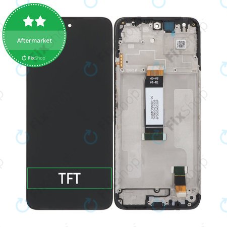 Xiaomi Redmi 13 24049RN28L - LCD Kijelző + Érintőüveg + Keret (Black) TFT