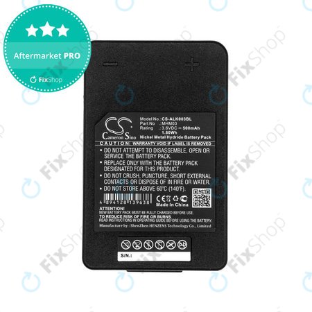 Akkumulátor Autec LK Neo, 500mAh, Ni-MH, 3.6V, MHM03, R0BATT00E11A0, HQ