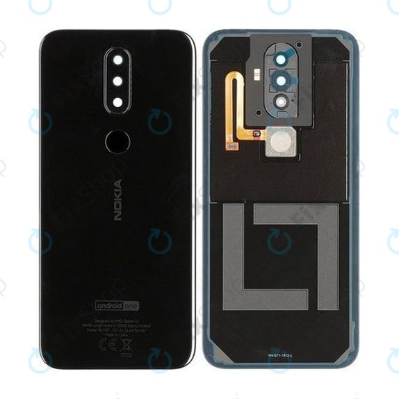 Nokia 4.2 - Akkumulátor Fedőlap (Black) - 712601009111 Genuine Service Pack