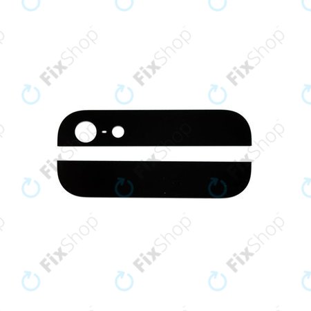 Apple iPhone 5 - Hátsó Üveg Burkolatok (Black)