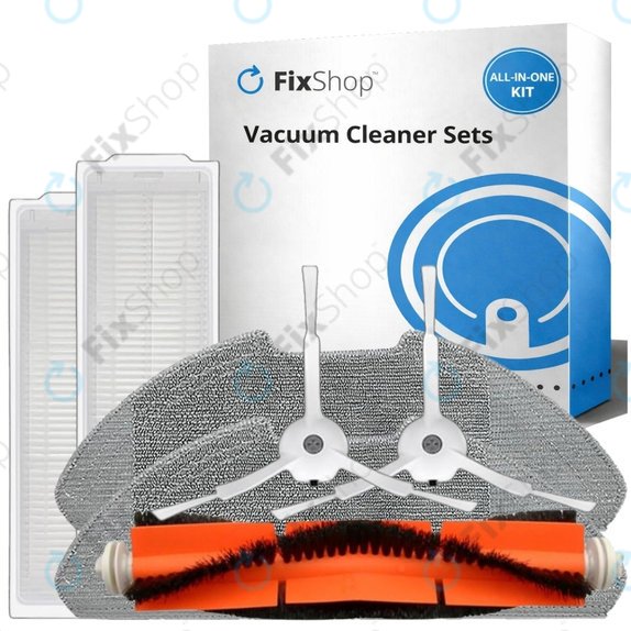 Pótalkatrész készletXiaomi Mi Robot Vacuum Mop 2 Pro, 2 Lite (1x Főkefe, 2x Szűrő, 2x Oldalkefe, 2x Felmosórongy)