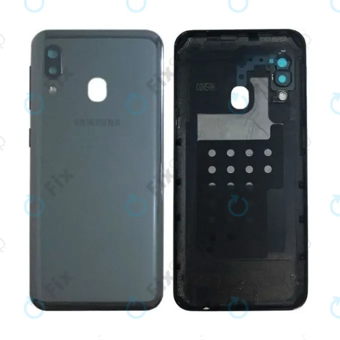 Samsung Galaxy A20e A202F - Akkumulátor Fedőlap (Black) - GH82-20125A Genuine Service Pack