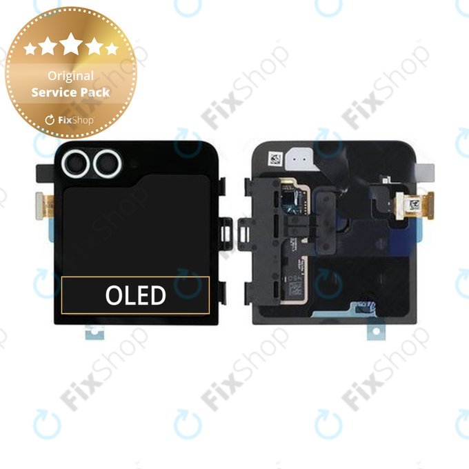 Samsung Galaxy Z Flip 6 F741B - LCD Kijelző + Érintőüveg + Keret (Külső) (Mint) - GH97-30012D Genuine Service Pack