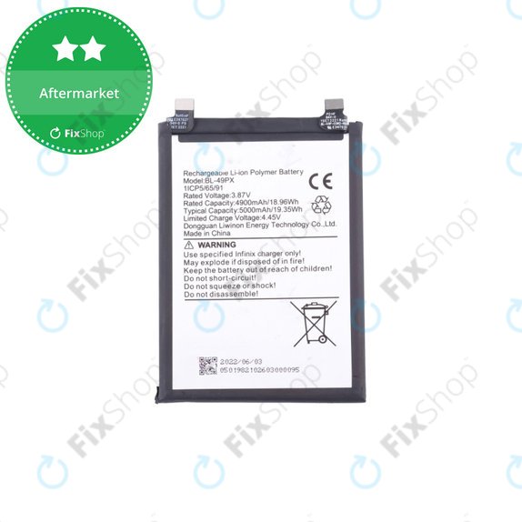 Infinix Hot 30 5G X6832 - Akkumulátor 6000mAh