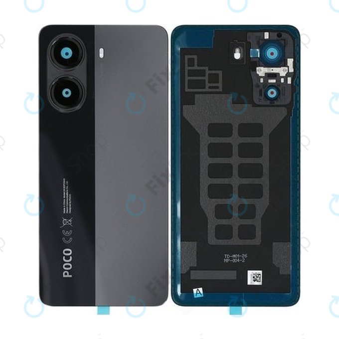 Xiaomi Poco X7 Pro 2412DPC0AG - Akkumulátor Fedőlap (Black) - 56003000O1000 Genuine Service Pack