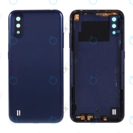 Samsung Galaxy A01 A015F - Akkumulátor Fedőlap (Blue)