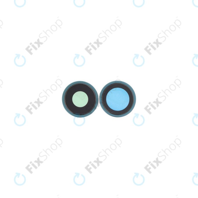 Apple iPhone 16, 16 Plus - Hátlapi Kamera Lencse Kerettel (Teal) - 2db