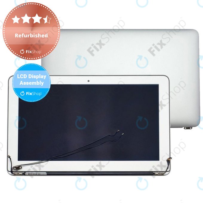 Apple MacBook Air 11" A1465 (Mid 2013 - Early 2015) - LCD Kijelző + Előlapi Üveg + Fedőlap Refurbished