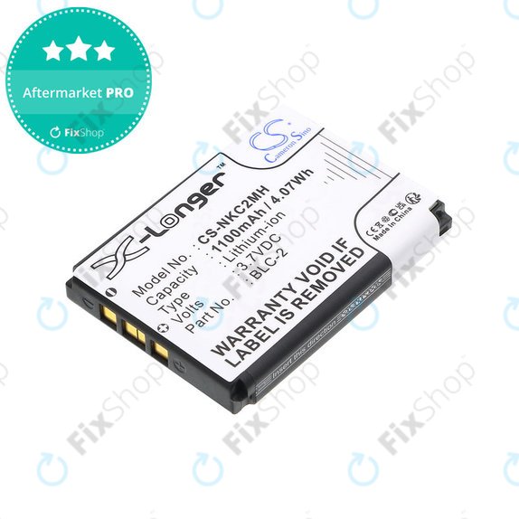 Akkumulátor Nokia 3310, 3330, 1220, 1260, 3560, 5510, 6650, 6800, BLC-2, Li-ion, 3.7V, 1100mAh, HQ