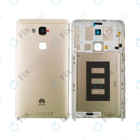 Huawei Mate 7 - Akkumulátor fedőlap (Amber Arany) - 02350CXK