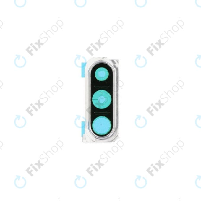 Samsung Galaxy A30s A307F - Hatsó Kamera Lencse Keret (Prism Crush White) - GH98-44768D Genuine Service Pack