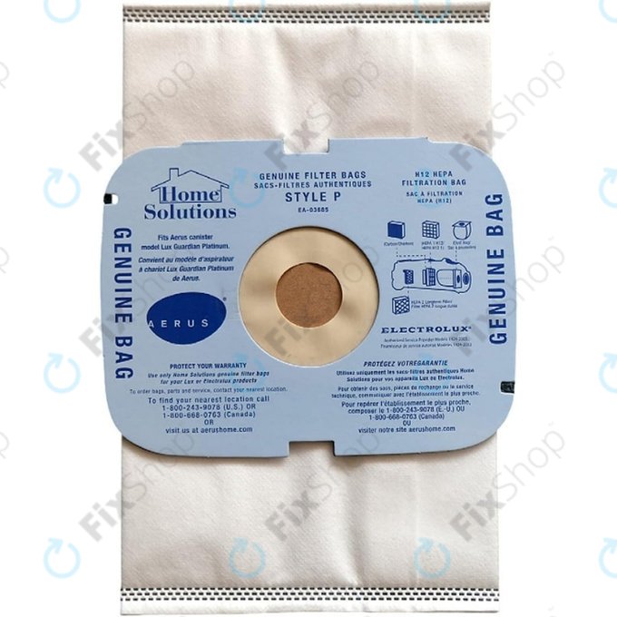 Electrolux, Aerus - Porzsák (Style-P)