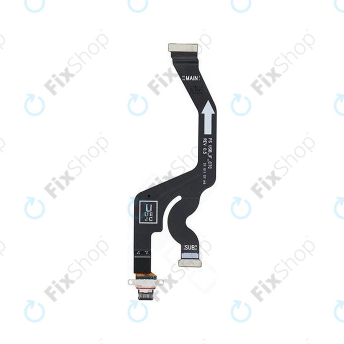Samsung Galaxy S25 Edge - Töltő Csatlakozó + Flex Kábel - GH82-37226A Genuine Service Pack