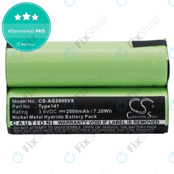 AEG Electrolux Junior 2.0 - Akkumulátor Type141 Ni-MH 3.6V 2000mAh HQ
