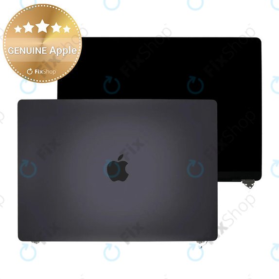 LCD kijelző MacBook Pro 16", A3403 (2024), első üveggel és fedéllel, Space Black, 661-42325, Genuine Apple