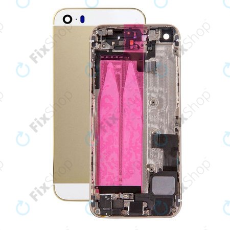 Apple iPhone SE - Hátsó Ház Apró Alkatrészekkel (Gold)