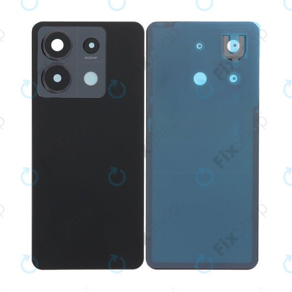 Xiaomi Redmi Note 13 Pro 5G 2312DRA50C - Akkumulátor Fedőlap Komplett (Midnight Black)