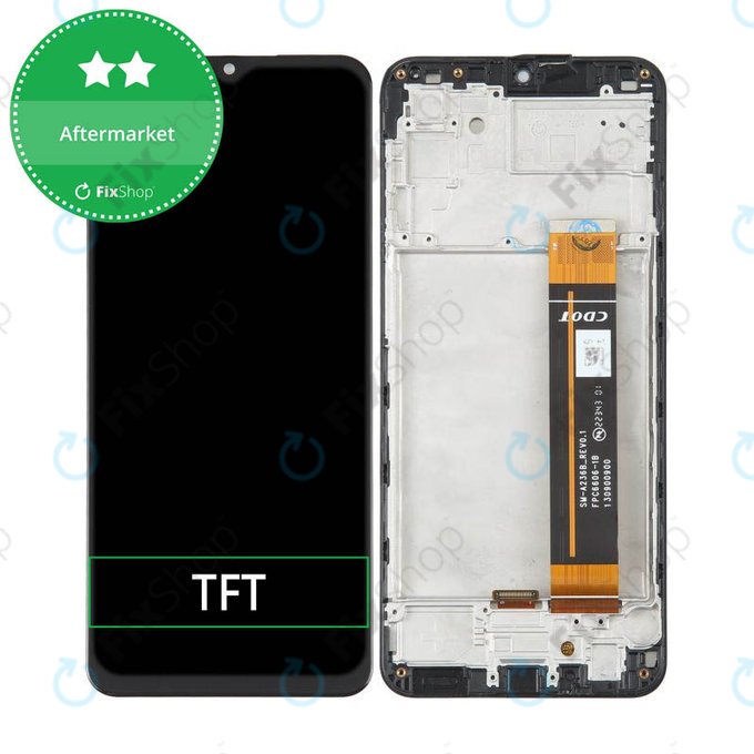 Samsung Galaxy A23 5G A236B - LCD Kijelző + Érintőüveg + Keret TFT
