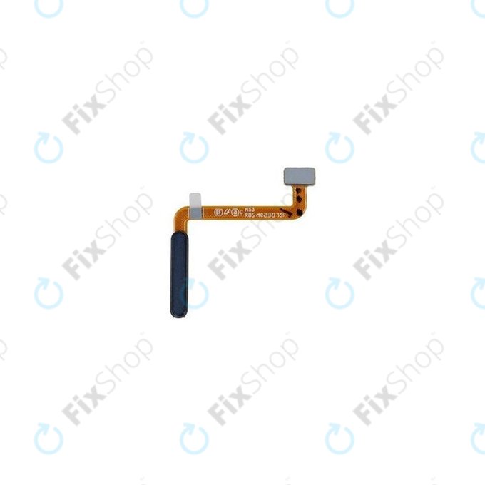 Samsung Galaxy M53 5G M536B - Ujjlenyomat Érzékelő + Flex Kábel (Blue) - GH96-15110A Genuine Service Pack