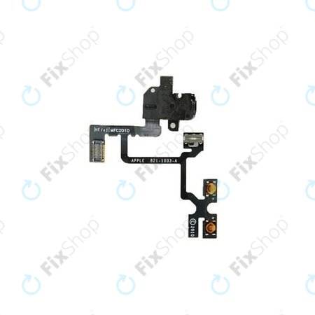 Apple iPhone 4 - Hangerő Gomb Flex Kábel (Black)