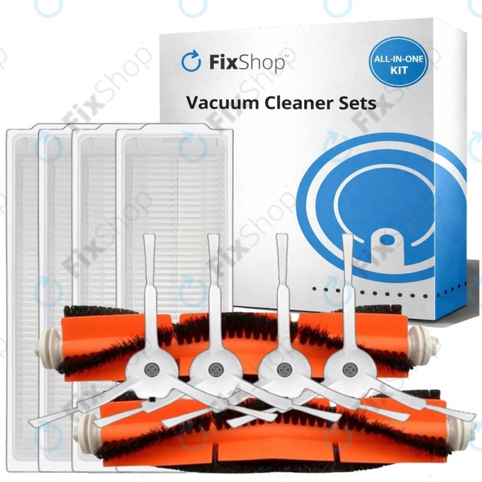 Pótalkatrész készletXiaomi Mi Robot Vacuum Mop 2 Pro, 2 Lite (2x Főkefe, 4x Szűrő, 4x Oldalkefe)