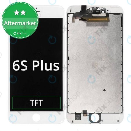 Apple iPhone 6S Plus - LCD Kijelző + Érintőüveg + Keret (White) TFT