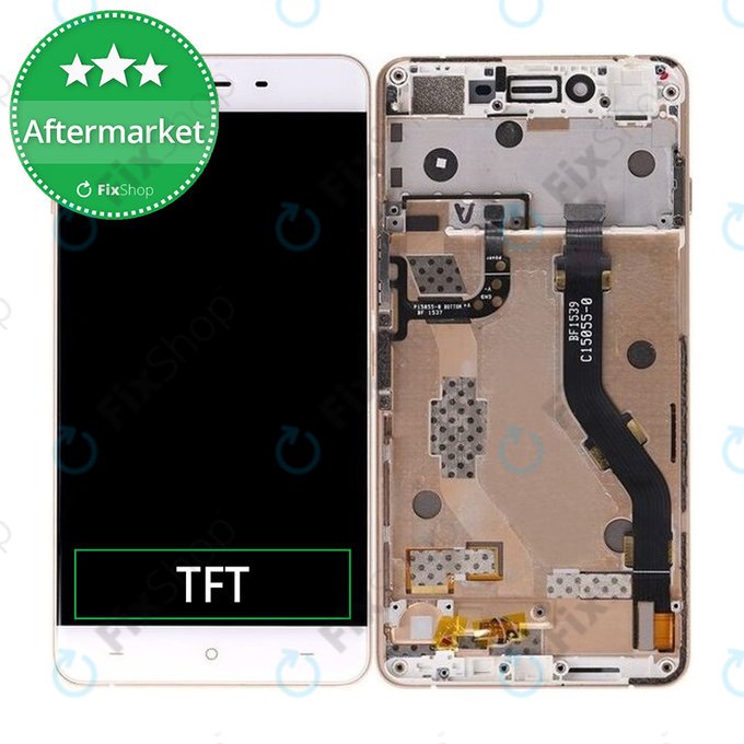 OnePlus X - LCD Kijelző + Érintőüveg + Keret (White) TFT
