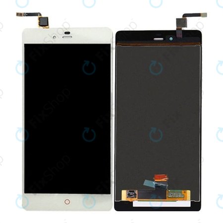 Nubia Z9 Max - LCD Kijelző + Érintőüveg (White) TFT