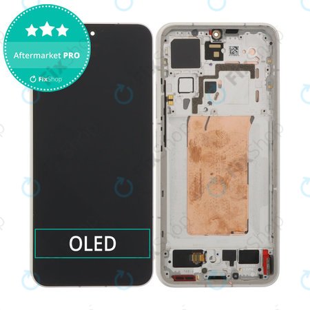 Xiaomi 15 5G - LCD Kijelző + Érintőüveg + Keret (White) OLED